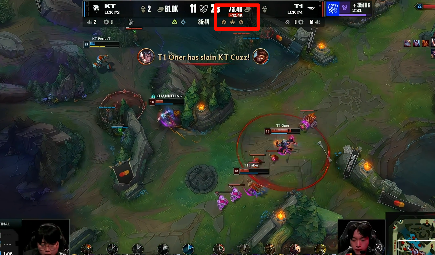 结束了，结束了，这把结束了，从落后到领先于1.2万的经济，大龙附近，猴子想打一把