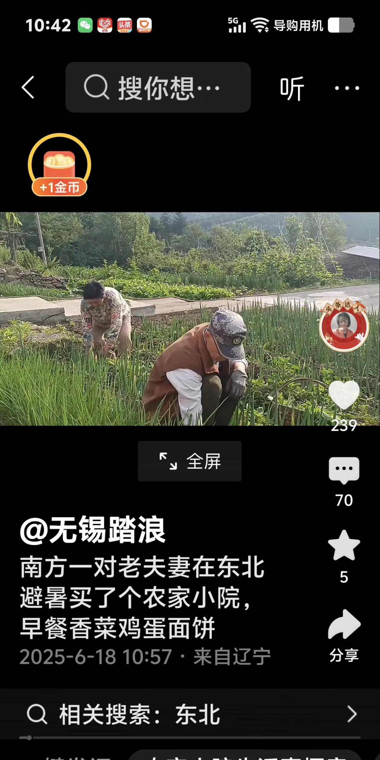 无锡老两口花13800元在东北辽宁辽阳买一农家小院，洗尽铅华，过上了自给自足的农