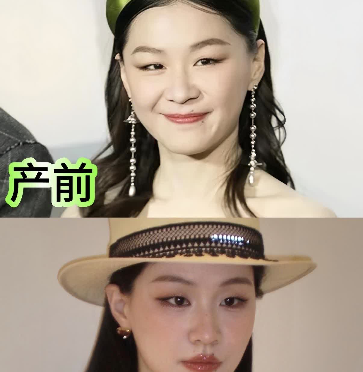 我表妹亲眼见过金靖，
她说了一句大实话，
说金靖产后暴瘦40斤，乍一看还真没