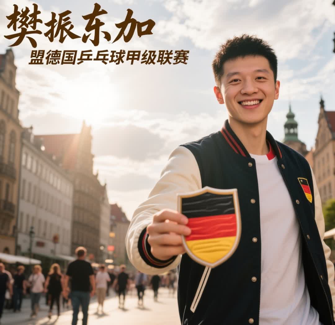樊振东加盟德甲，开启“欧洲冒险”新篇章
 
北京时间6月1日，德国乒乓球甲级