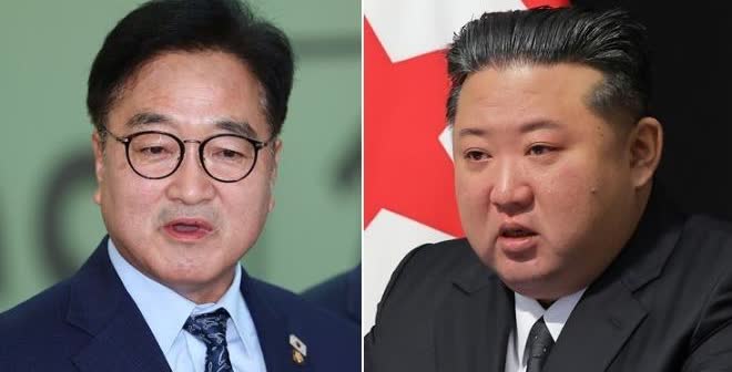 韩国二号人物与金正恩在天安门城楼“相遇”，金正恩只说了一个词！
 
韩国这一