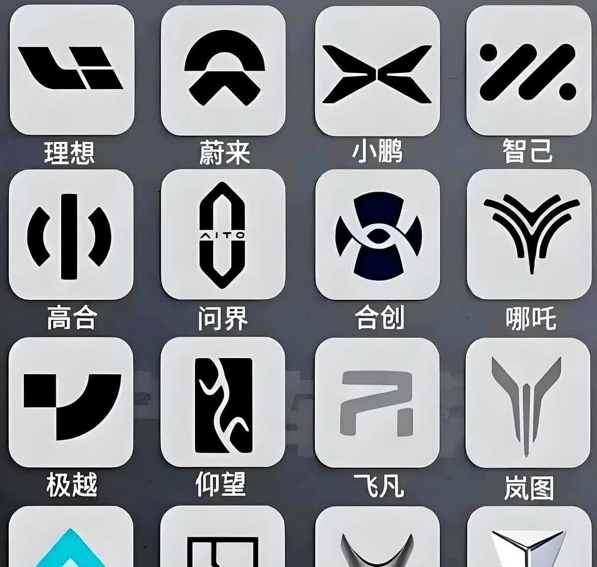 接下来，倒闭的新能源车企是？

其实车企LOGO越难看的倒闭越快！

要