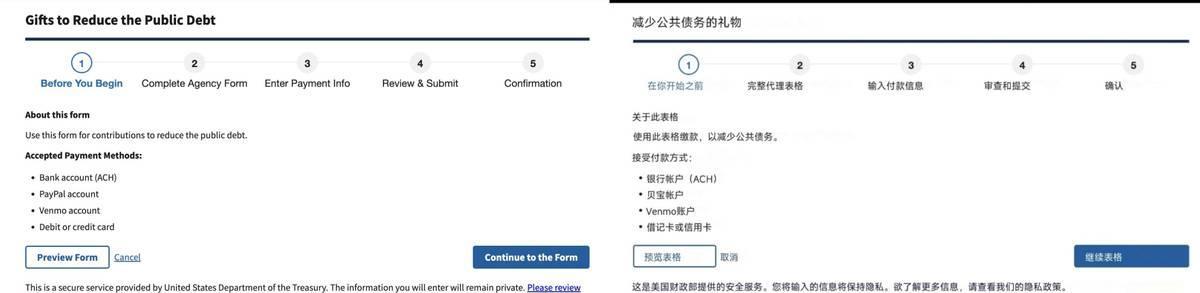 美国政府在线乞讨，开通捐款渠道，让国民“众筹还国债”
美国政府把“国家乞讨”玩到