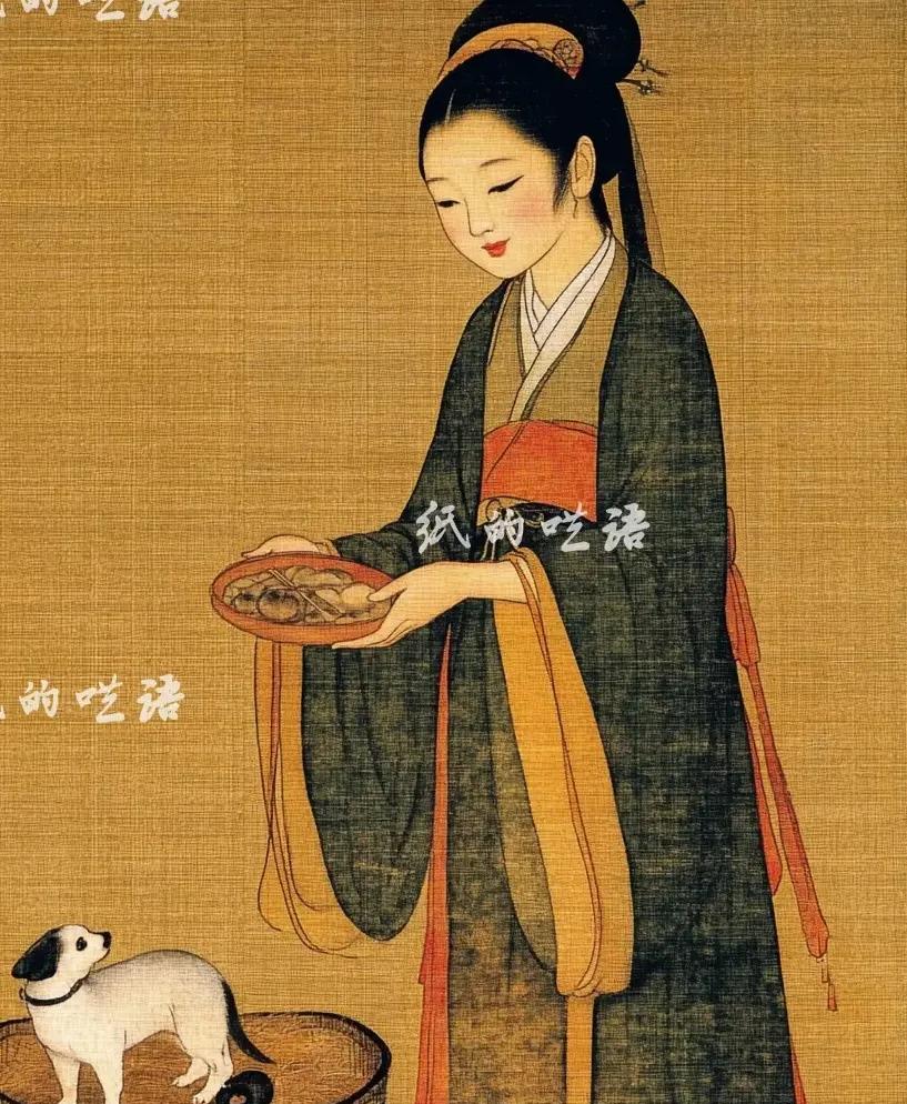 一位官员的夫人，平时很喜欢隔壁穷人家养的斑点狗，她称它为“花子”，每次经过都会给
