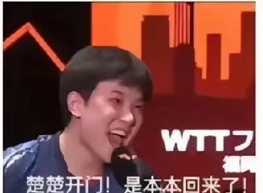 笑不活了！张本智和果然完成守半区的任务，和王楚钦会师决赛了！
张本：我撞撞跌跌奔