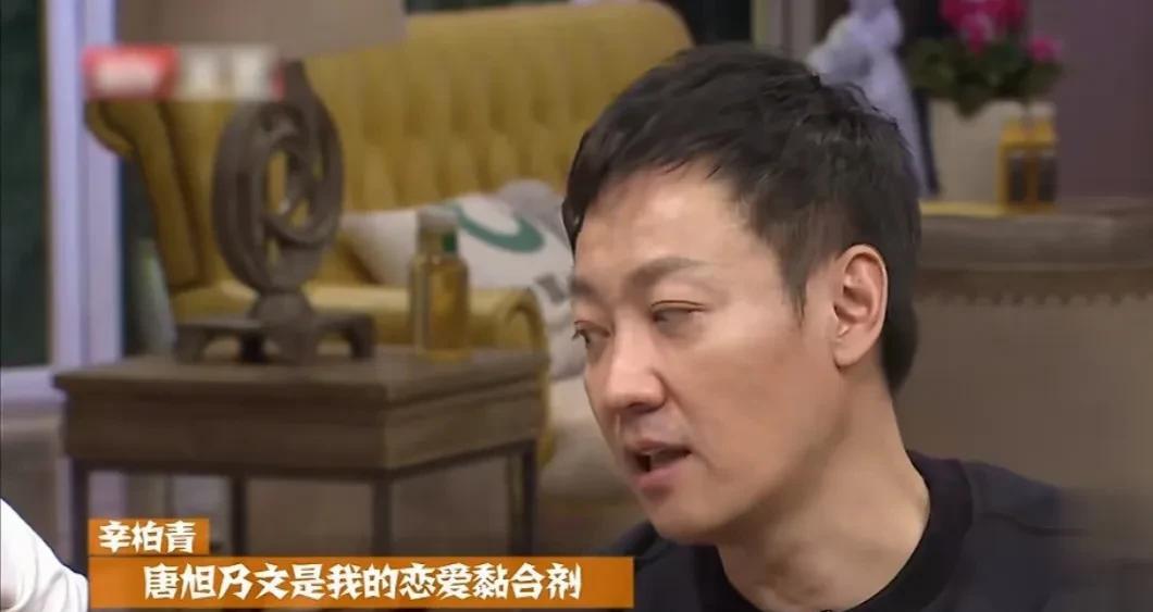 演员辛柏青说：“1994年，我们刚谈恋爱那会，有次吵架了，媛媛她好几天没理我，见