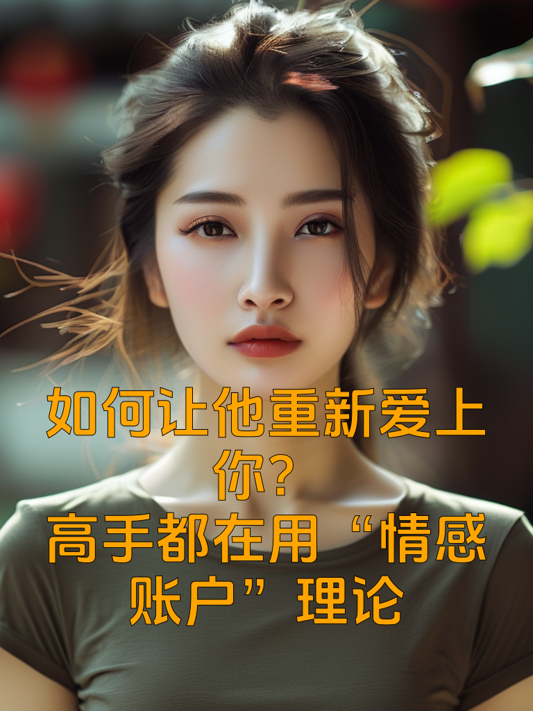 如何让他重新爱上你？高手都在用“情感账户”理论