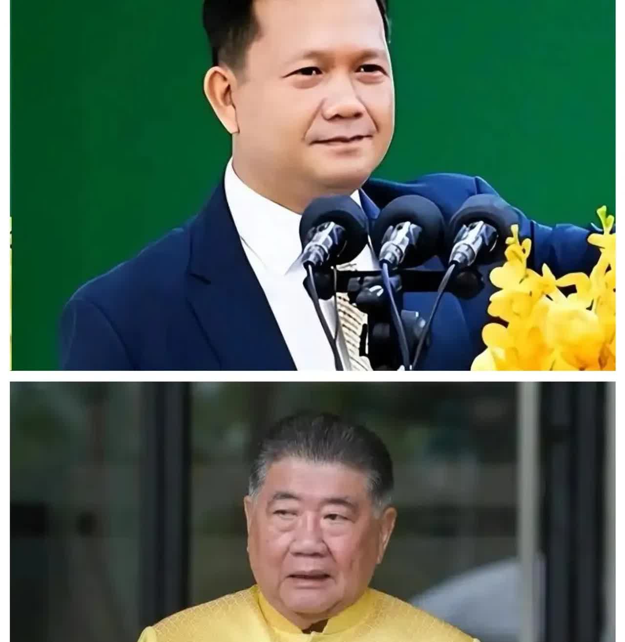 泰柬两国领导人的发言稿中  
也透露着古怪！
泰国领导人首先感谢中国，再感谢