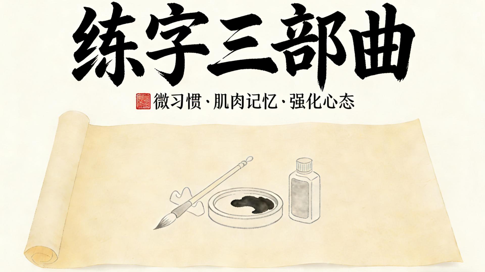 别瞎练了！掌握这“练字三部曲”，你的字也能偷偷惊艳所有人！