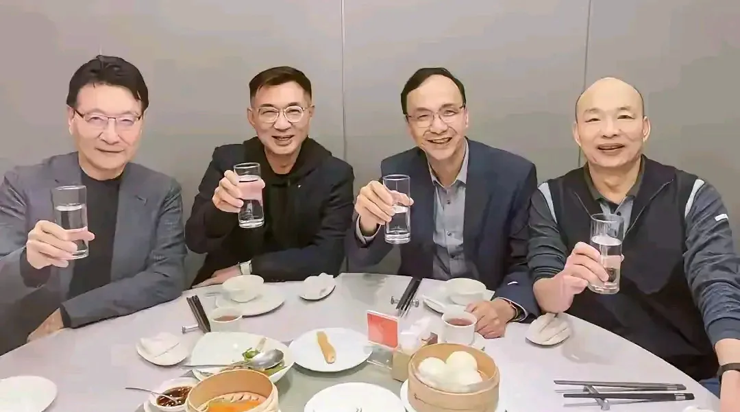 五一节，这4个独台分子来了一次小聚，口无遮拦的臭嘴少康敬他粉丝？软骨头无脑立伦敬