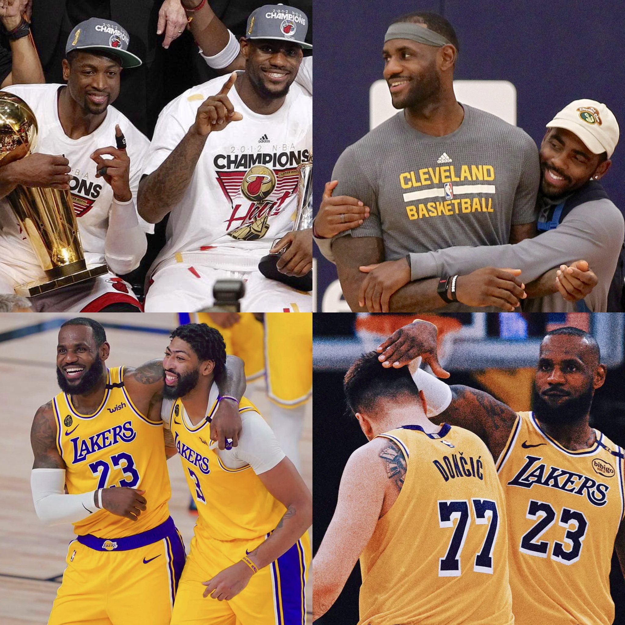 詹姆斯合作过的最强的队友是谁？

詹姆斯和韦德拿到了两个总冠军，著名的詹韦连线就