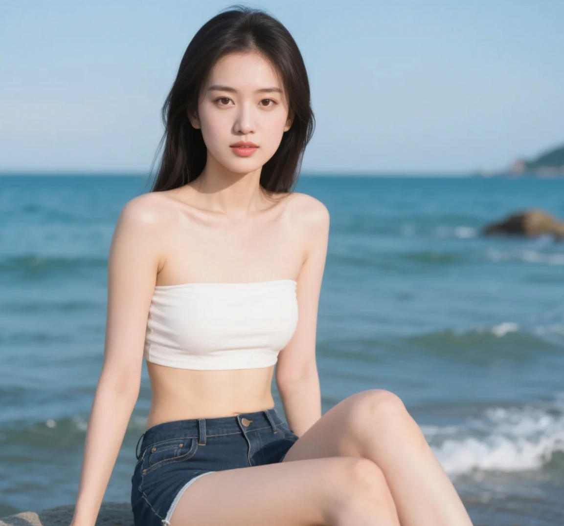 你说你喜欢我站在海边的样子，所以我一直努力保持这个状态