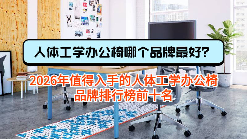 人体工学办公椅哪个品牌最好？2026年值得入手的人体工学办公椅品牌排行榜前十名
