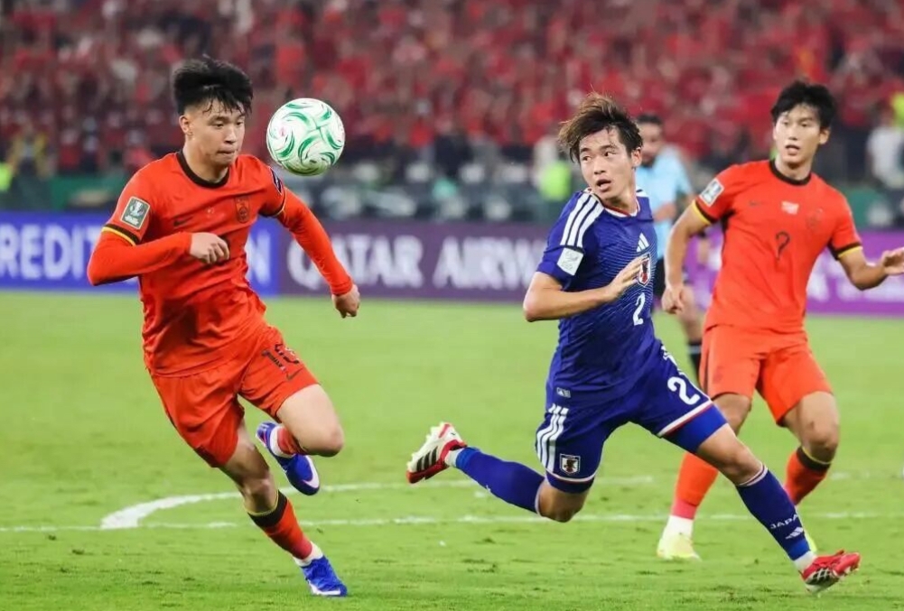亚洲杯U23决赛，中国0比4日本，这是一个惨烈的结果，又是一个可以接受的结果！