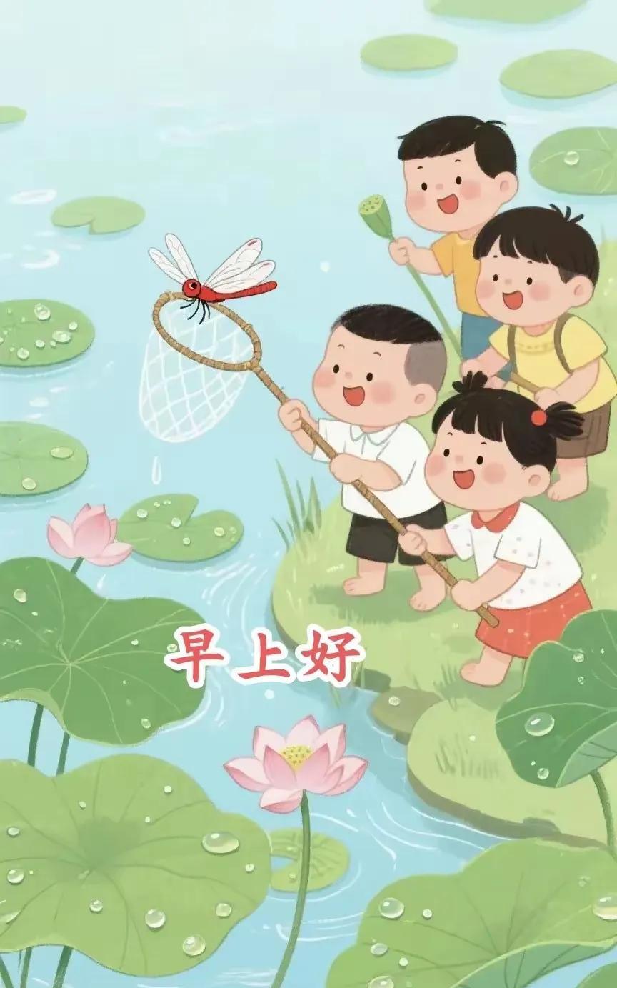 我们小时候网蜻蜓
都是用一根竹子上面套个铁圈
然后去用蜘蛛网给糊住蜻蜓就飞不走了