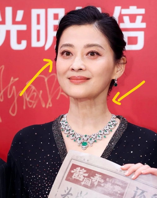 50岁的梅婷
有个很大的问题
难道你们没有发现吗？那就是她的脸上一点医美的痕迹也