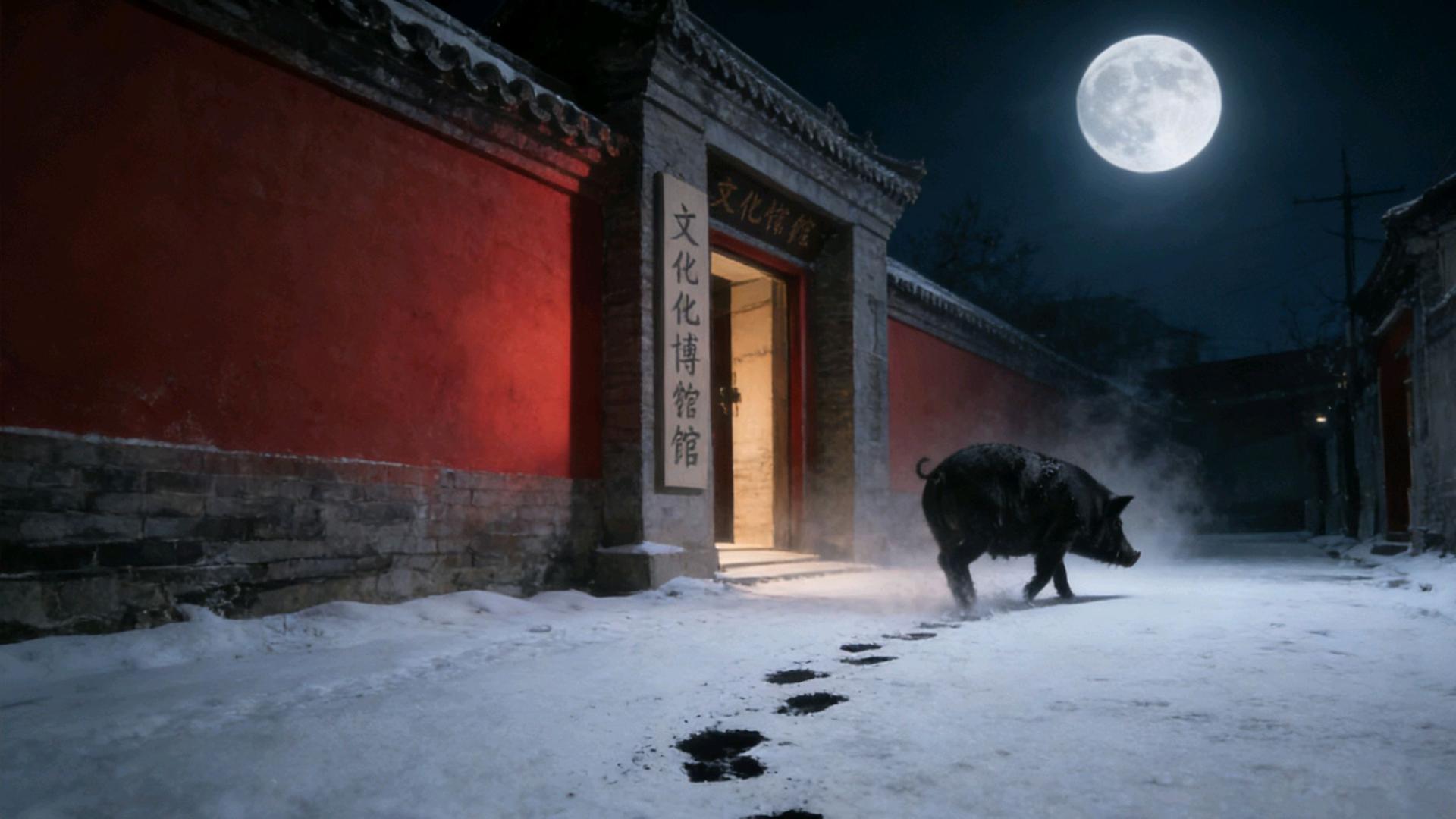 灵异故事：那年我在库房遇到一件怪事，一头黑猪吓得我毛骨悚然