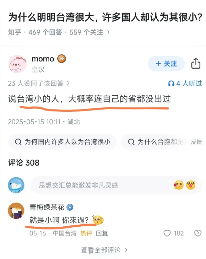 你一个台湾人，有我“皇汉”了解台湾？
