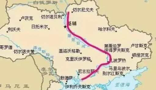 俄罗斯会不会以第聂伯河作为分界线，把乌克兰一分为二？
这样沿着河流进攻或者防守，