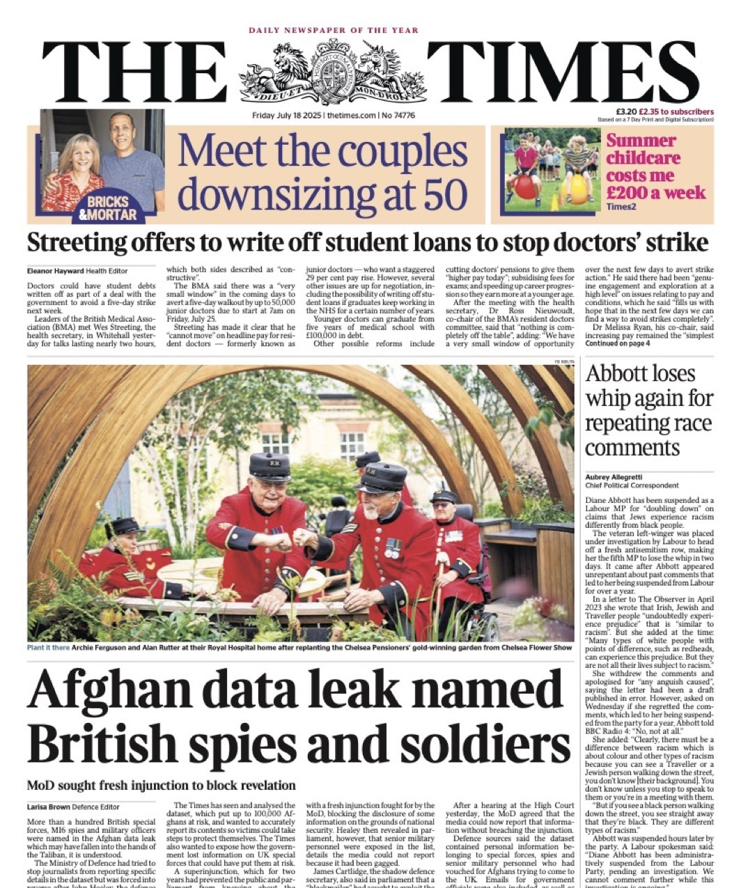 英国泄密，阿富汗人信息落入塔利班











天呐！英国国防部这是捅了