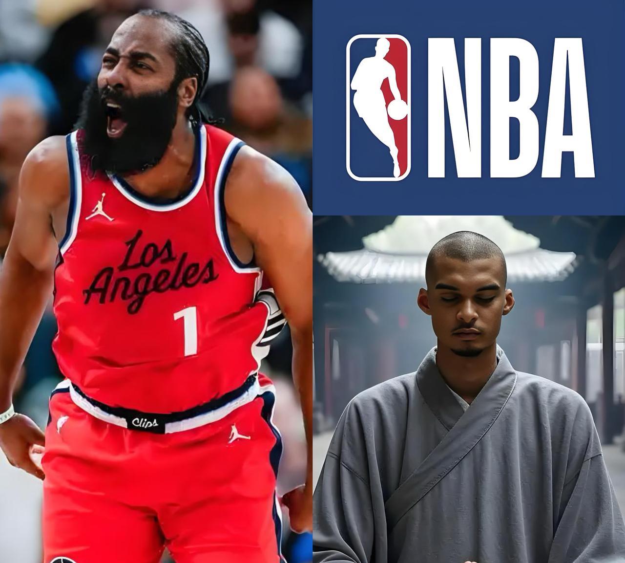 哈登中国行今日居然也去练武了，NBA武林高手又增加一个，文班亚马有对手了，南哈登