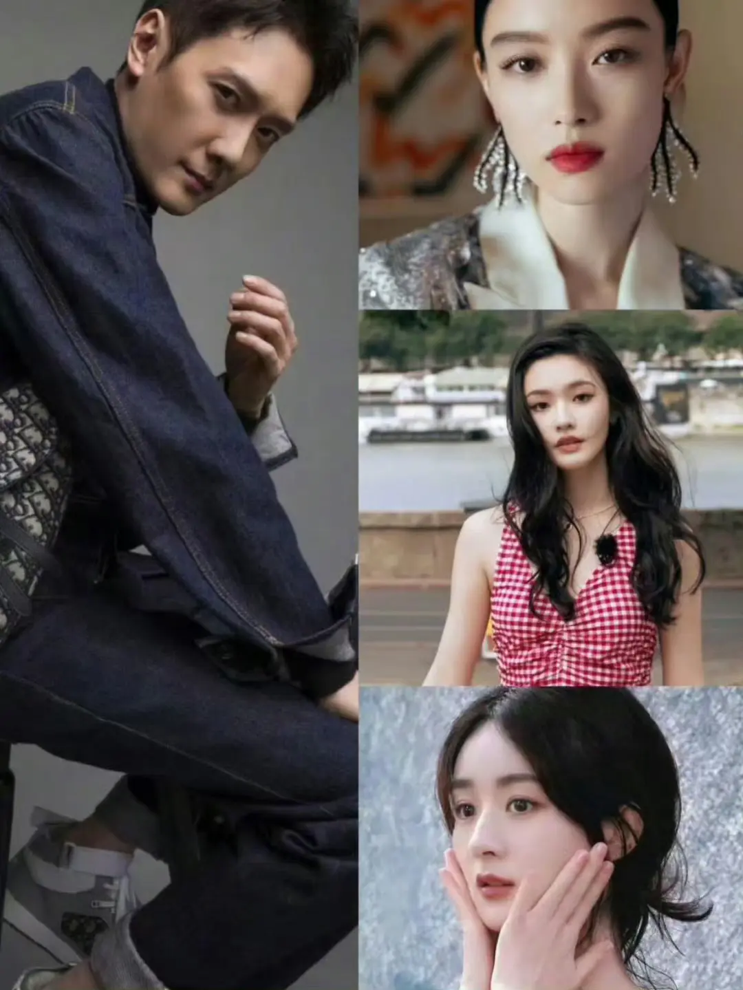 冯绍峰何德何能啊，前女友们这么漂亮 ​
