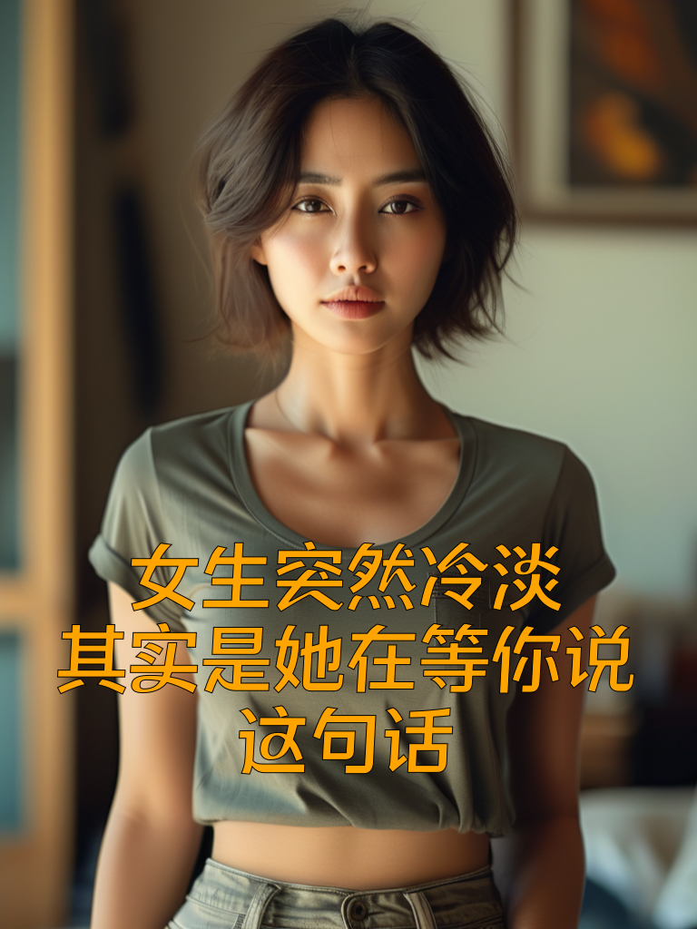 女生突然冷淡？其实是她在等你说这句话