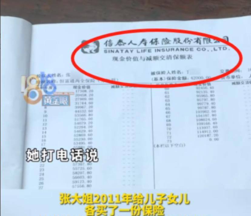 太无耻了！2024年12月报道，浙江一女子2011年买了2份“分红型保险”，10