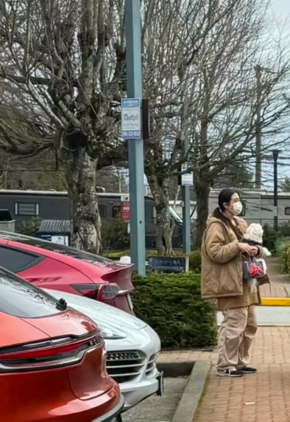温哥华偶遇王祖贤，艾灸馆展温柔