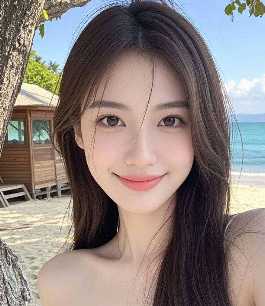 阳光亲吻脸颊，我美得自然，你觉得像滤镜吗？