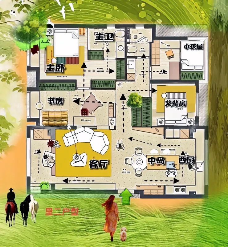 115㎡整容式改造，餐厨一体化+主卧扩容全攻略，才是会加戏的家！