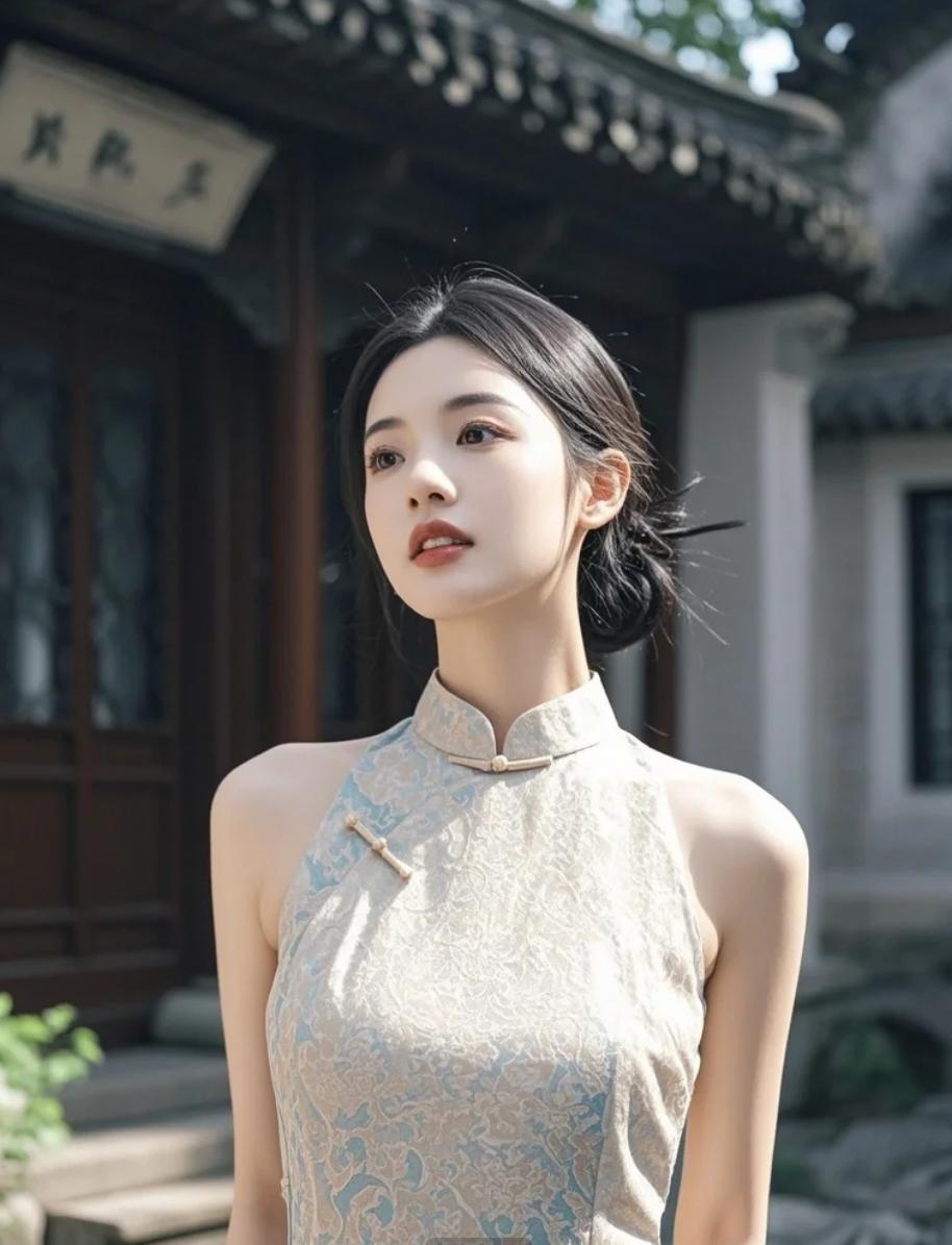 薄纱轻覆，君可曾窥见我心中柔情？