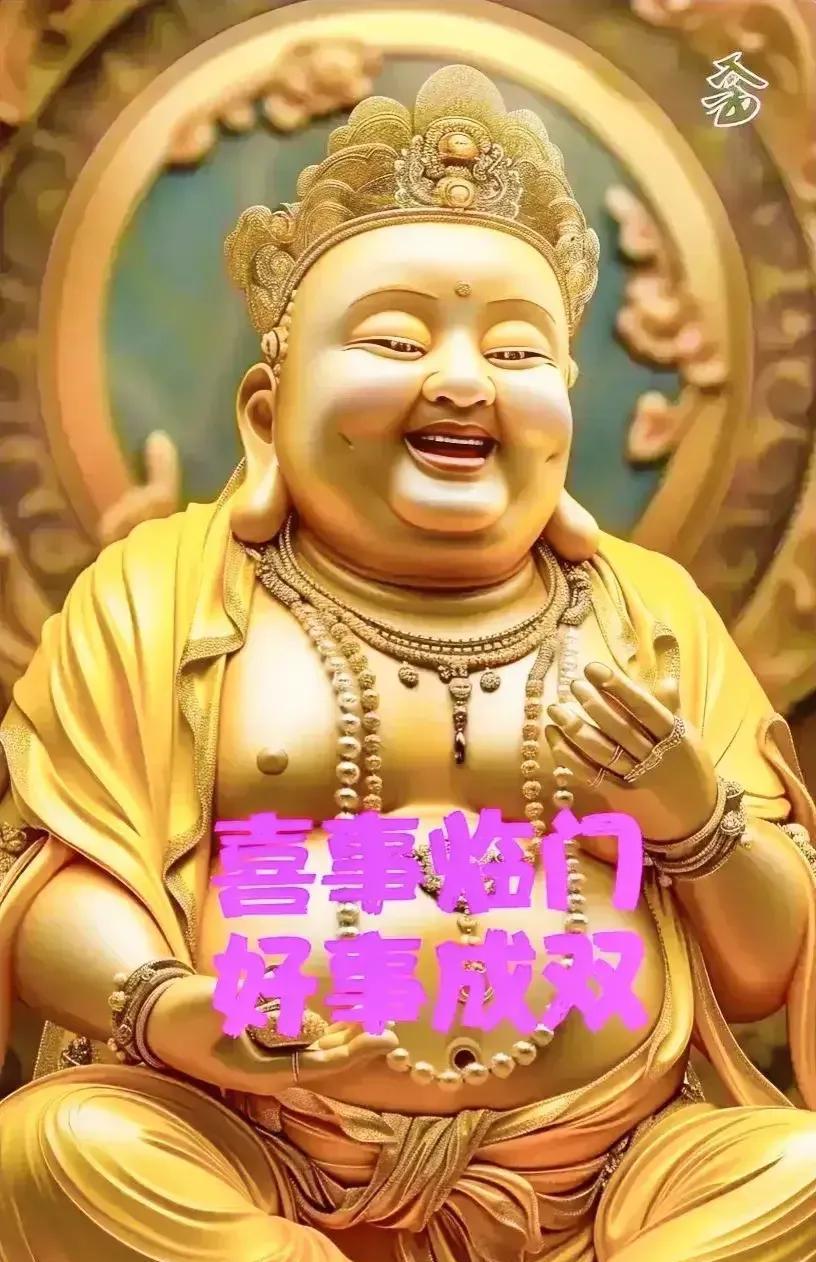 一般人是刷不到我的
弥勒佛祖想告诉你
你的福报来了。
在喧嚣的尘世之中，我们常常