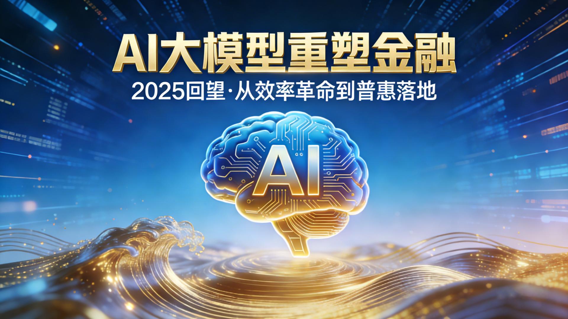 人工智能｜2025年金融科技回望：AI大模型正在重构金融价值链