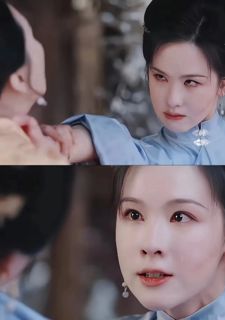 我能说，陈都灵这演技很尬吗？
虽然不少人说她演技提升了不少，
但看到这个画面时我