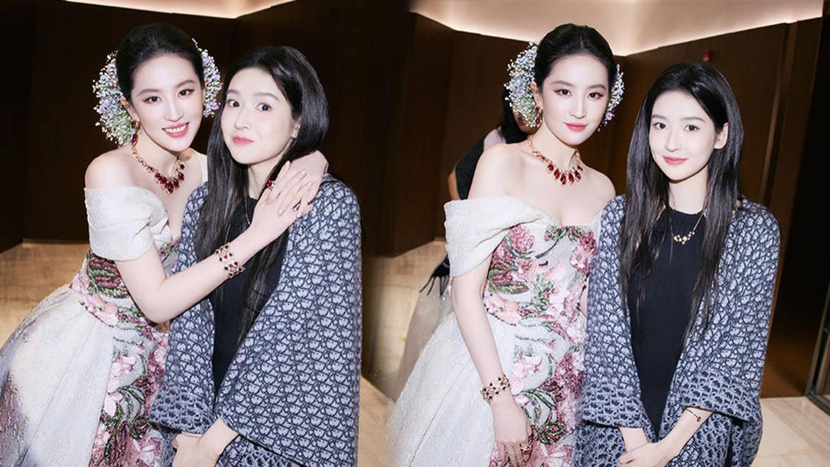 王玉雯被刘亦菲搂在怀里, 瞬间变成了小娇妻！