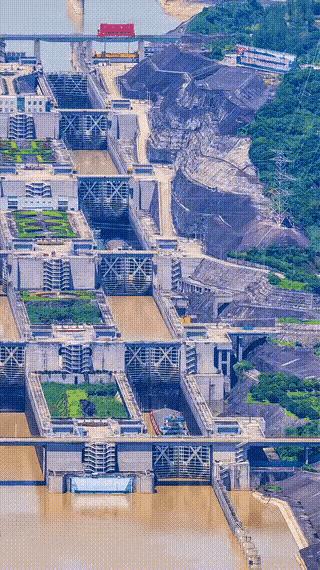 这个图做的太好了 
三峡大坝工作原理 
简单明了 
一看就懂
京杭打大运河时候就