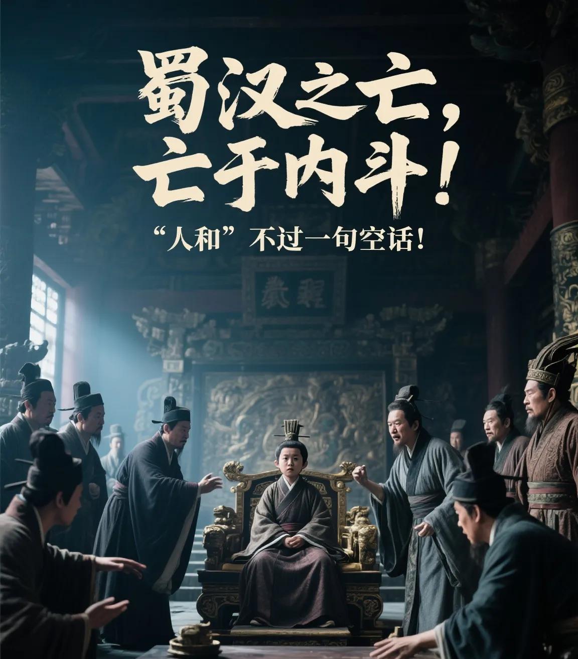 蜀汉之亡，亡于内斗！“人和″不过一句空话！
开头：李严怎么都没想到！前脚还是托孤