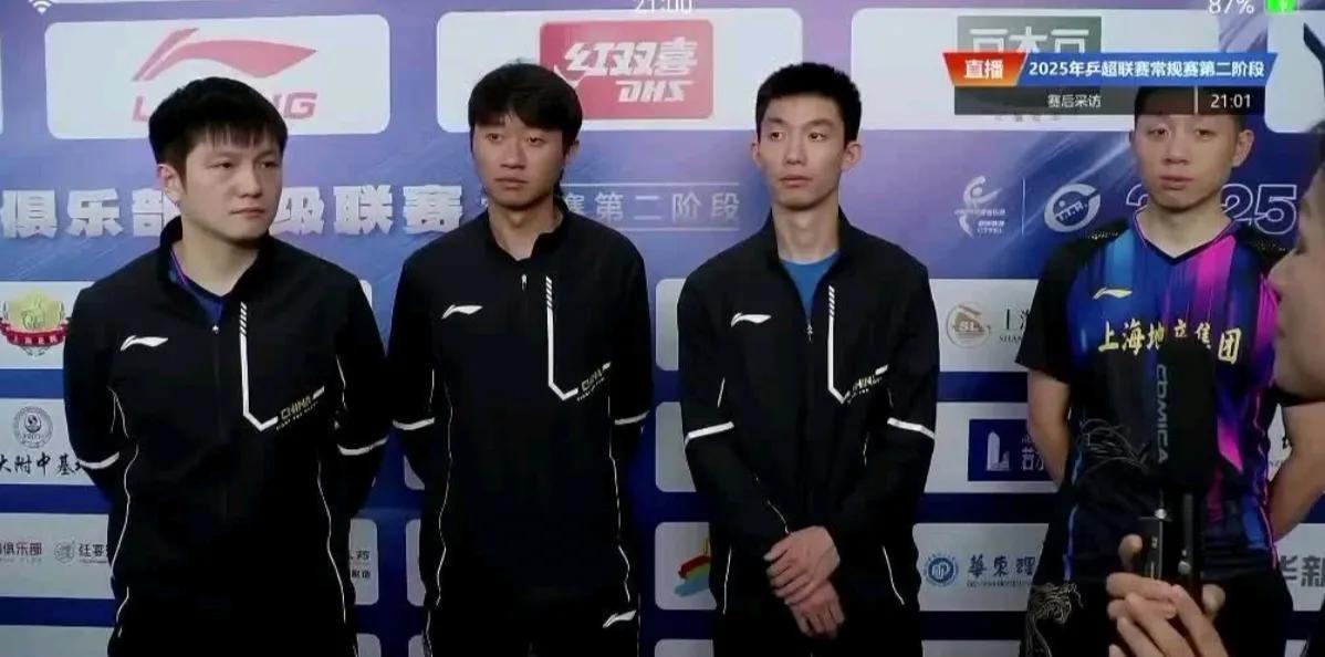 情商高的人优秀不是没有道理！
乒超上海地产赢下黄石基地后接受采访，记者问得不专业