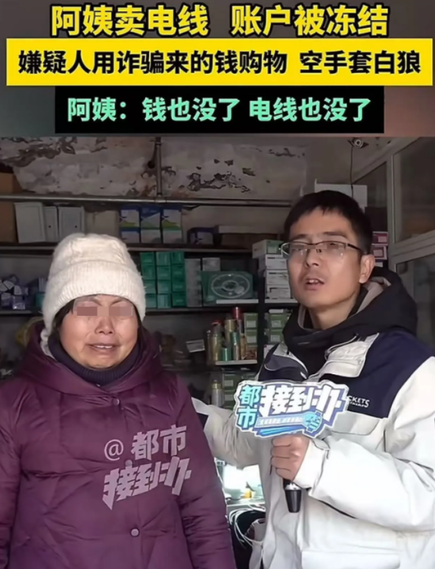 “这样下去还能正常做生意吗？”河南安阳，大妈卖了 6 万多的电线，结果几个小时账