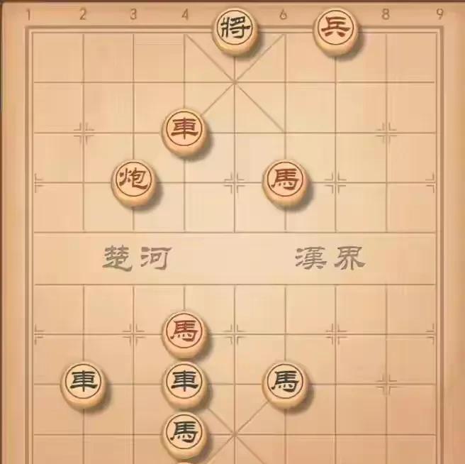 如果你15秒能解开这个残局，那证明你棋感好，杀法熟，是业余中的高高手。
红帅被黑