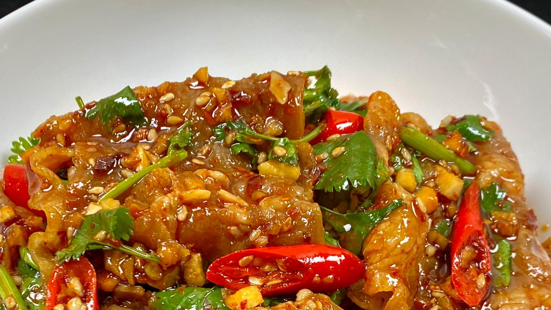 香菜拌肥牛：在家轻松搞定的美味秘籍