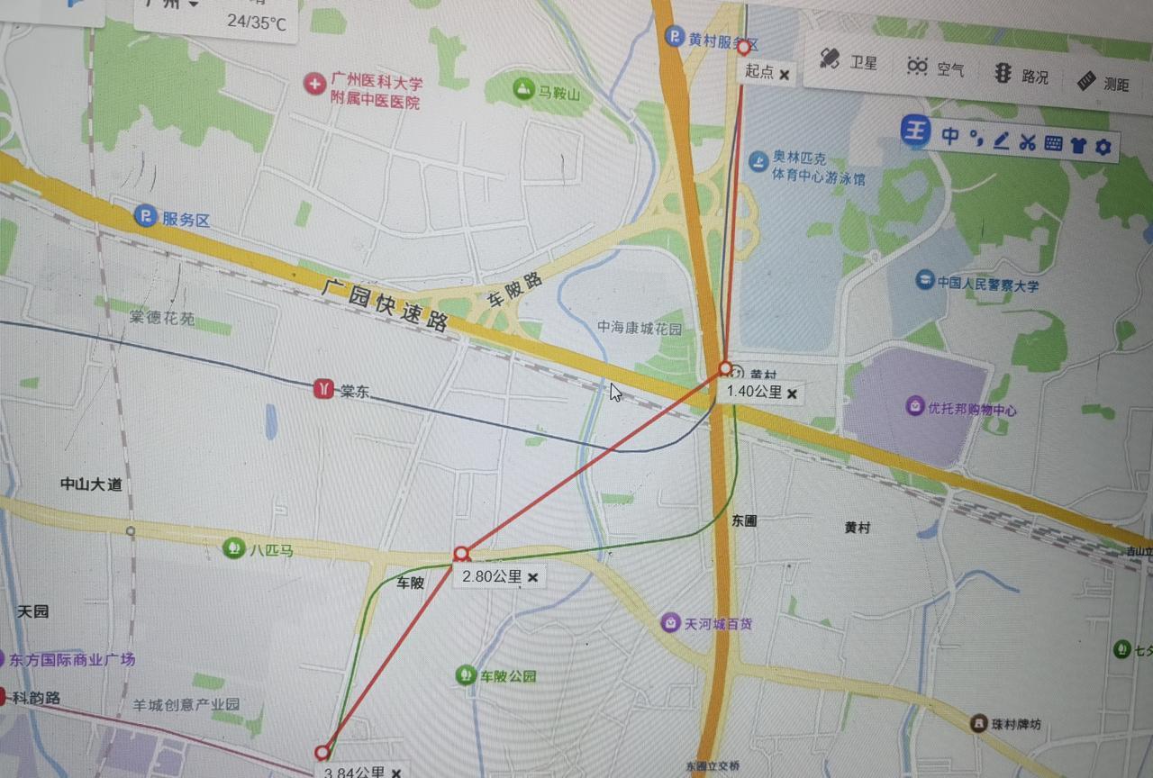 广州地铁4号线自制规划图
线路名称：广州地铁4号线
起止点：大观南路-南沙客运港