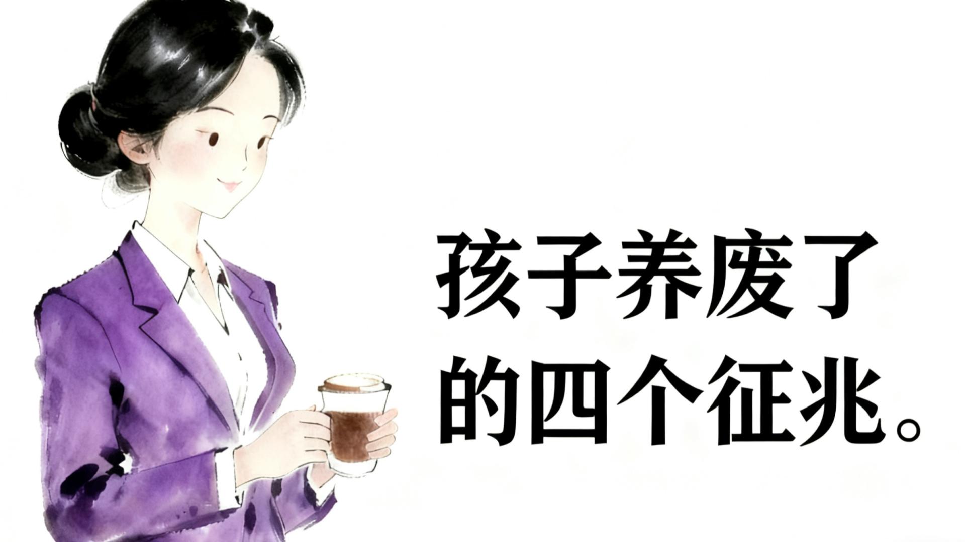 孩子养废了的四个征兆，别不当回事！