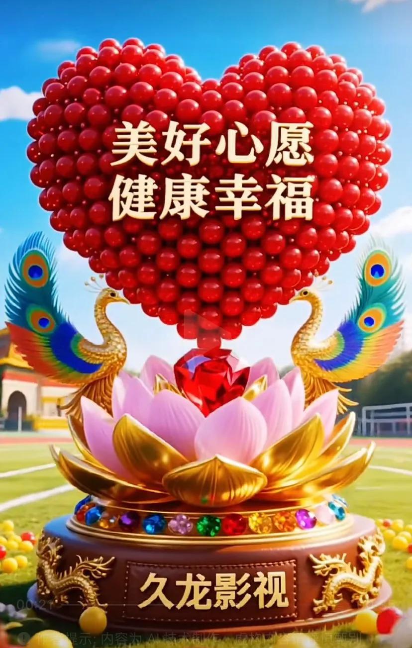 美好心愿，健康幸福，久龙影视，福气满满！