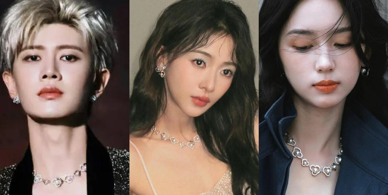 任嘉伦佩戴额项链与吴谨言、周也戴的是同款日本某珍珠品牌项链！