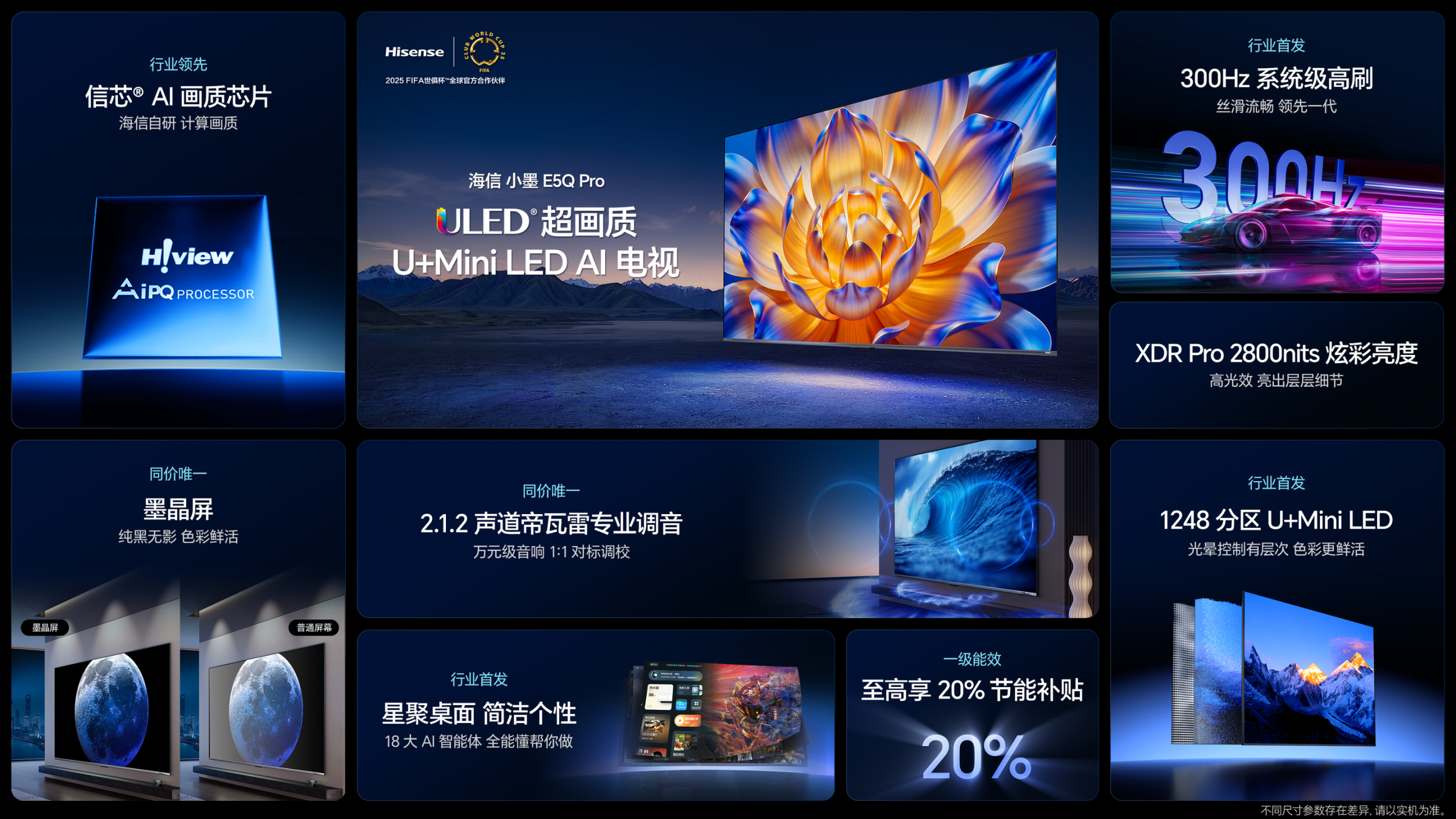 小墨E5Q Pro的价格挺香咧，55英寸价格3699元，最大100英寸价格14999元