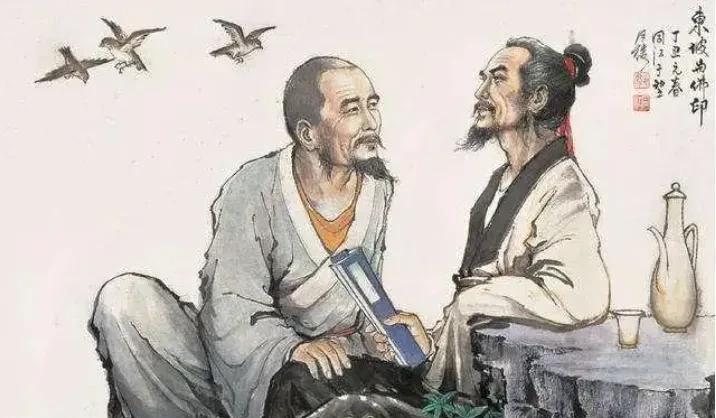 北宋时期，苏轼请佛印和尚喝酒，酒足饭饱后，苏轼暗中让歌伎陪佛印就寝，苏轼对歌伎许