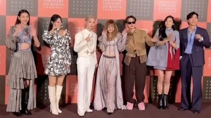 韩国时尚夜：Lisa获LV专宠，全智贤地位下降站边角，孔刘也油腻了