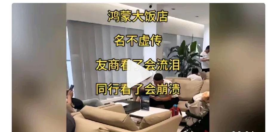华为“住手啊”
物联网生态布局终于放出终极大招，友商面对“鸿蒙大饭店！”难以招架